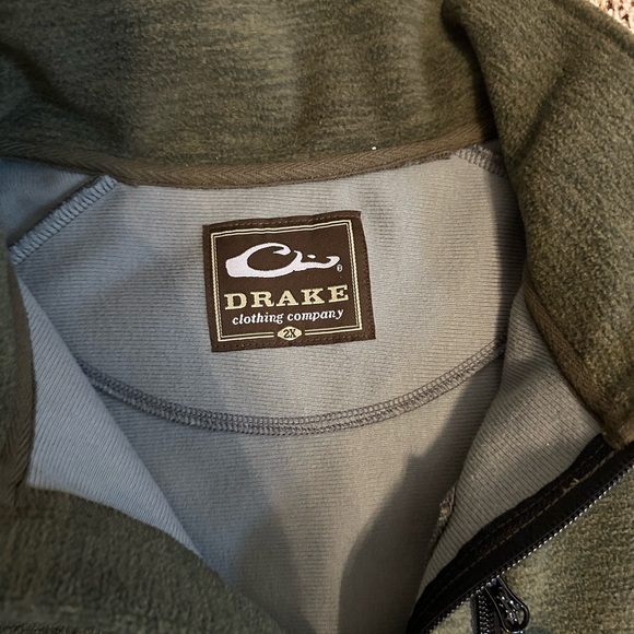 Drake Heathered Windproof 1/4 zip - Picture 3 of 3